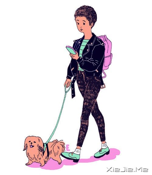 时尚小清新插画